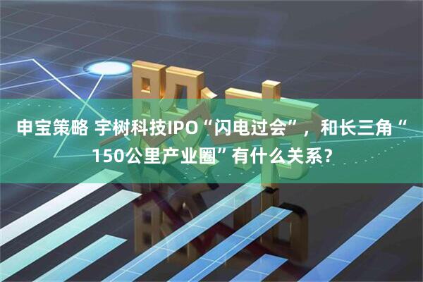 申宝策略 宇树科技IPO“闪电过会”，和长三角“150公里产业圈”有什么关系？