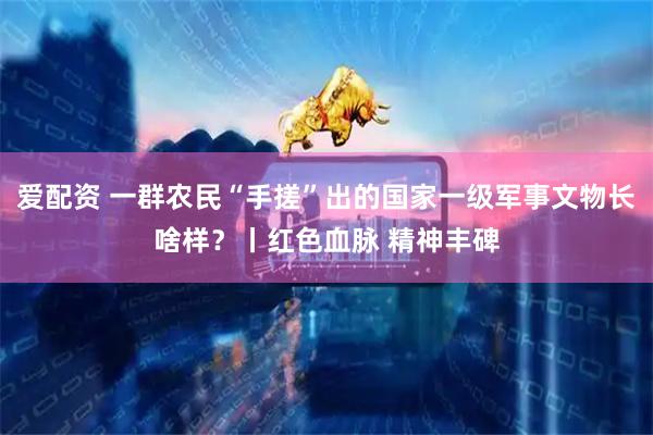 爱配资 一群农民“手搓”出的国家一级军事文物长啥样？丨红色血脉 精神丰碑